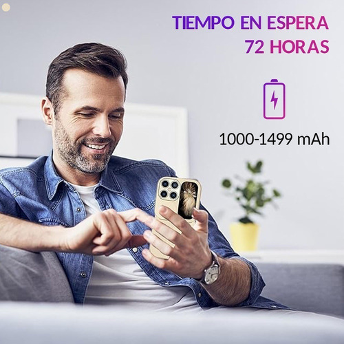 .i17pro Mini Teléfono Plegable 1.77 Pulgadas Dual Sim 2g