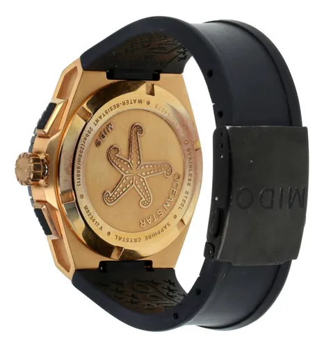 Reloj mido ocean star dorado caratula negra hotsell