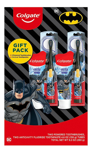 El Set De Regalo De Batman, De Pasta Y Cepillos De Colgate 