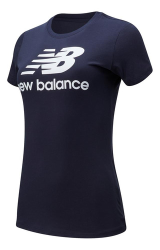 Remera New Balance De Dama - Essentials Stacked-wt91546ecl