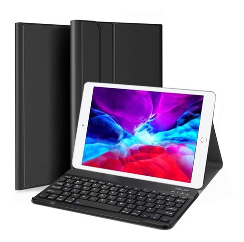 Funda Con Teclado Con Ñ + Pencil Para iPad 9.7 