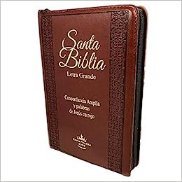 Biblia Letra Grande Tamaño Manual Con Cierre Imitacion Pi 