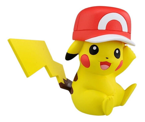 Figura Pokemon Moncolle Ex Pikachu Wearing Ash Hat 