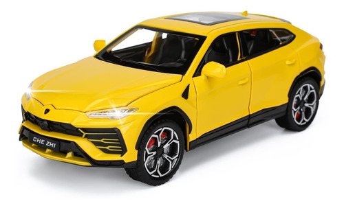 Auto Escala Lamborghini Urus 1:24 En Metal, Luces Y Sonido