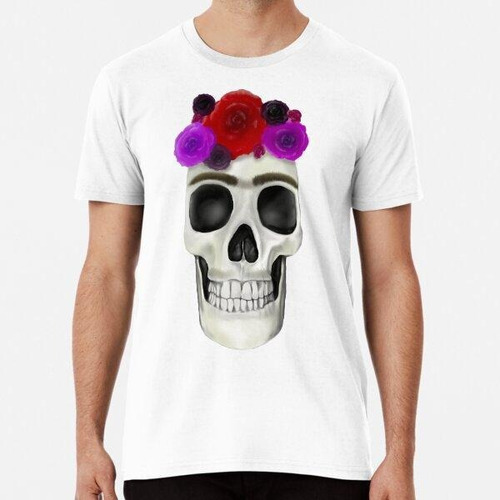 Remera Calavera - Inspirada En Frida Kahlo Algodon Premium