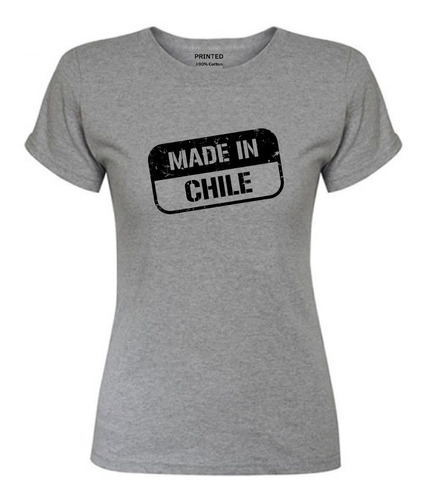 Polera Mujer Estampado Hecho En Chile