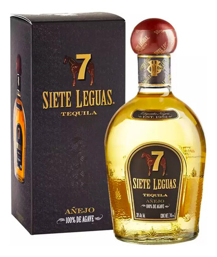 Pack De 12 Tequila 7 Leguas Añejo 700 Ml
