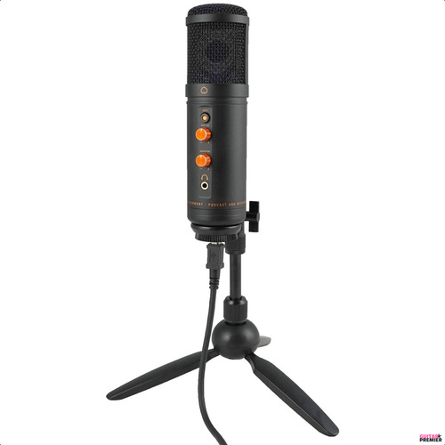 Micrófono Condenser Electret Profesional Soporte Funda Mico