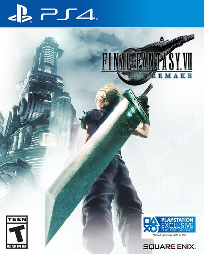 Final Fantasy Vii: Remake Ps4 Físico Nuevo 