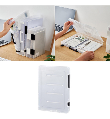Caja De Archivo Caja De Plástico Pp Con Doble Hebilla Fino