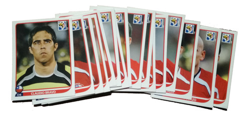 Laminas Jugadores Chile Álbum Mundial Sudáfrica 2010 Panini