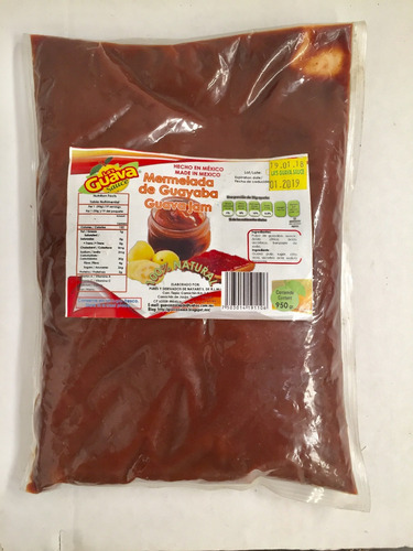 Paquete Con 10 Ates Liquidos De Guayaba Para Reposteria 950g