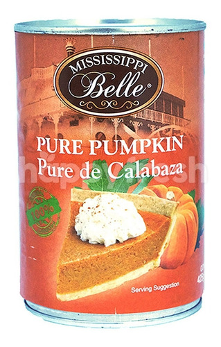 Puré De Calabaza Pumpkin Pie 425 G - Mississippi Belle