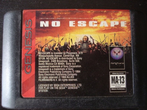 No Escape Sega Génesis