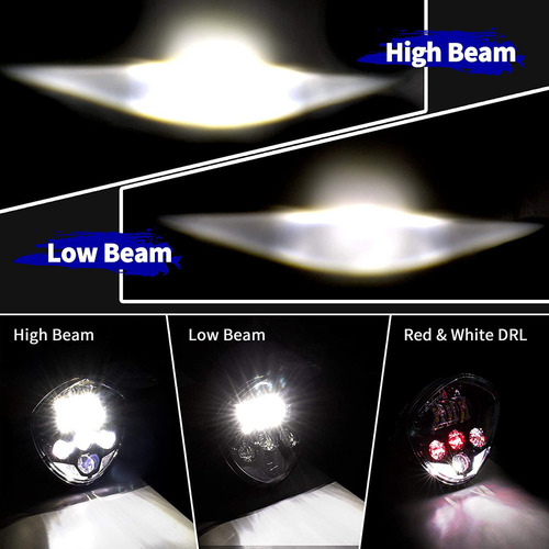 Led Universal De 7 Pulgadas Con Clip De Soporte For Yamaha