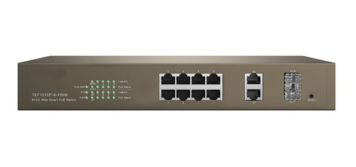 Stc - Switch 8 Puertos 10/100 Mbps Fast Ethernet Poe