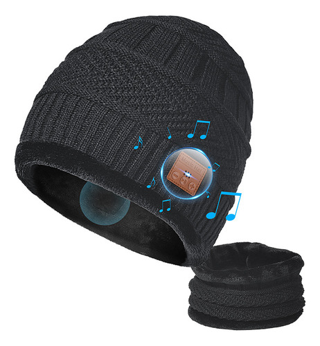 Gorra Inteligente Inalámbrica Bluetooth Y Bufanda