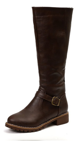 Botas Redondas De Talla Grande Para Mujer Two Riders