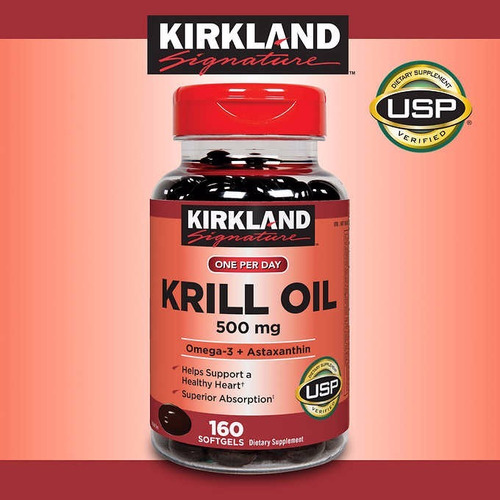 Krill Oil 160 Capsulas Omega Epa Dha & Astaxantina