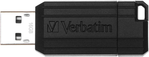 Memoria Usb Verbatim Pinstripe 16gb Usb 2.0 8 Mb/s Negr /vc