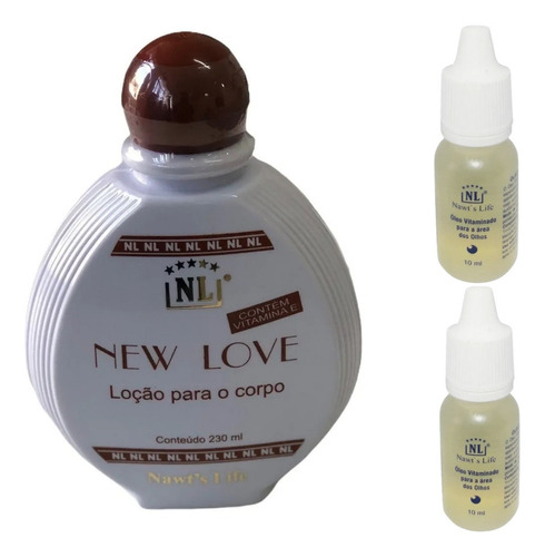  Kit Loção Hidratante New Love,dois Vitaminados Nawts Life Fragrância SIM Tipo de embalagem PLASTICA