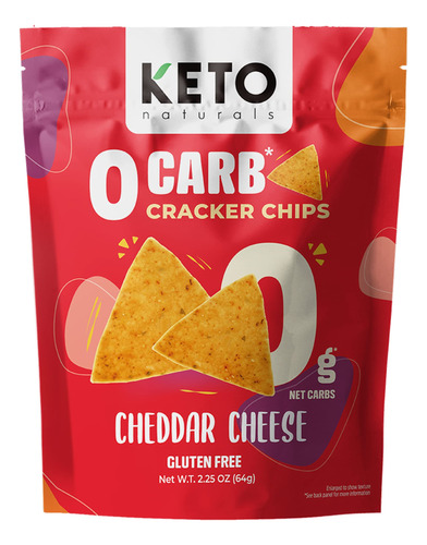 Keto Crackers Cero Carbohidratos Sin Azucar (queso Cheddar)