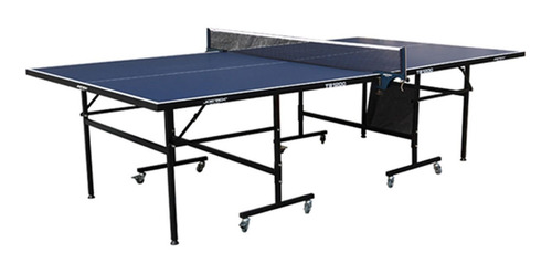 Imagen 2 de 2 de Tenis De Mesa Ping Pong + Accesorios Plegable Azul