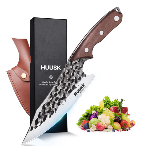 Huusk Cuchillo Japons, Cuchillo Vikingo Con Vaina, Cuchillo