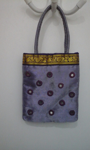 Cartera Bolsito Origen India Con Espejitos Entrega Y Envio Y