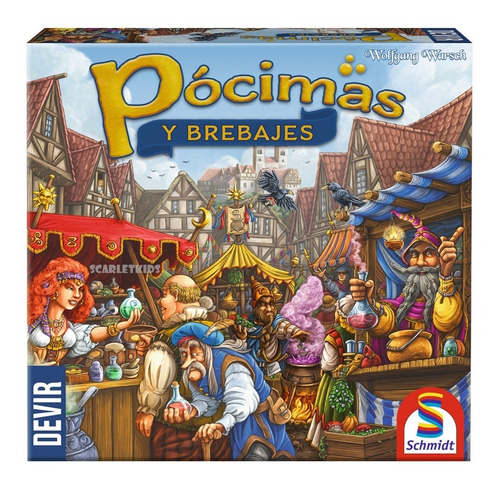 Pocimas Y Brebajes Devir Español Juego De Mesa Scarlet Kids