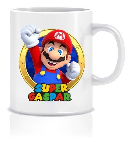 Tazón Personalizado Super Mario Bros Niños Taza Sublimada