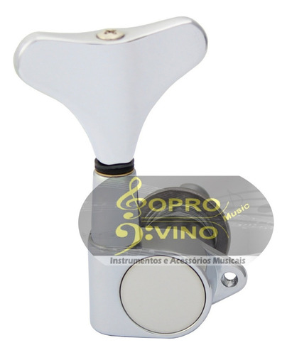 Tarraxa C. Baixo Blindada Cromada 4l (kit) Dolphin Cód. 917