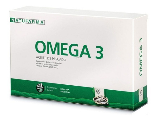 Aceite De Pescado Con Omega 3 Natufarma X 60 Cápsulas
