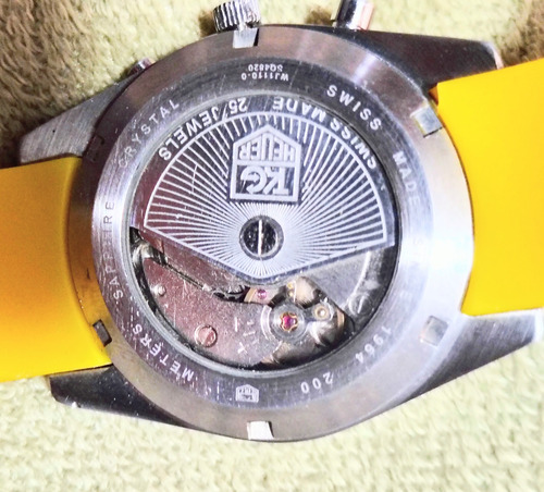 Reloj Tag Heuer Carrera Automático Amarillo Negro Amarillo (Usado)