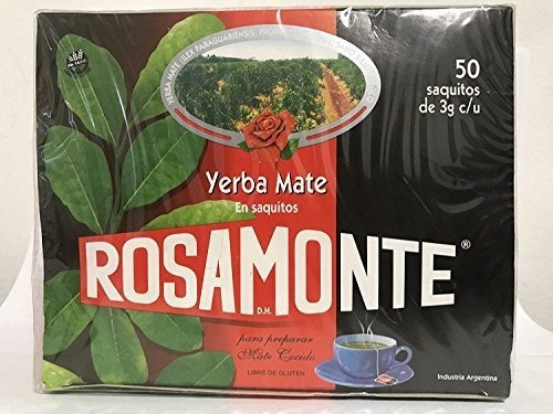 Yerba Mate Rosamonte - Mate Cocido - 50 Bolsitas De Té