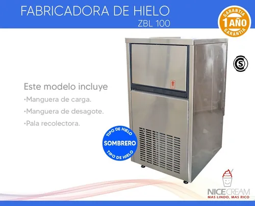 Máquina De Hielo Bolsa Sombrero Nicecream Zbl100
