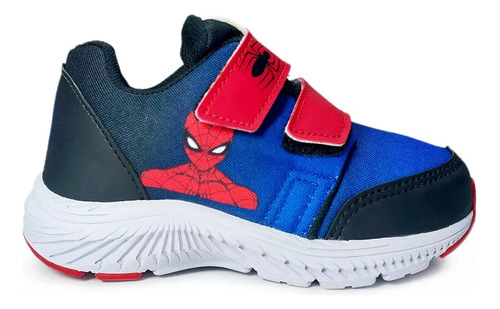 Zapatillas Infantiles Spiderman Marvel Avenger Niño Velcro C