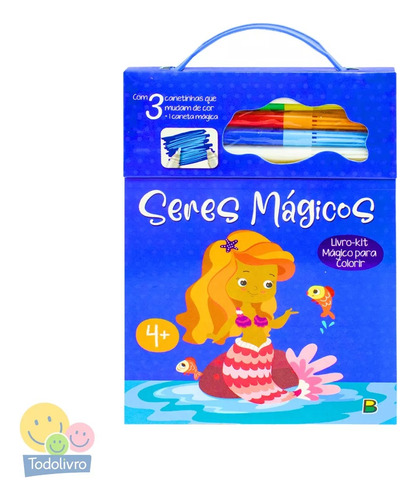 Livro-kit Mágico Para Colorir: Seres Mágicos | Todolivro