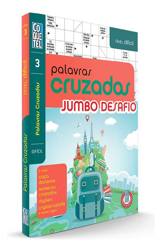 Livro Coquetel Jumbo Desafio nível difícil Ed 03, de a Coquetel. Editora Coquetel - NF, capa mole, edição 3 em português, 2023