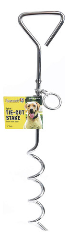 Roscoe's Pet Products - Estaca De Acero Para Perros (0.315in