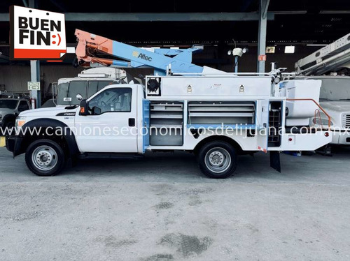 Camion 2011 Ford F550 Grua Canastilla 13 M Insulada 4x4