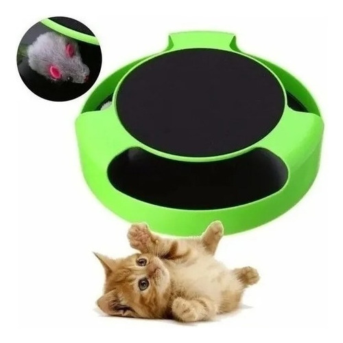 Juguete Gato Atrapa Ratón Juego Interactivo Para Mascota