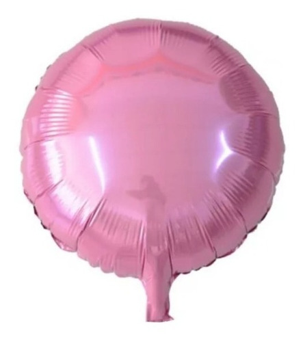 5 Globos Redondos Color Rosa Mini