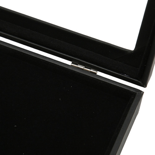 Estuche Expositor Pin Jewelry Con Tapa De Vidrio Transparent