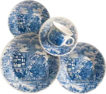 Comprar Juego Vajilla X 30 Cena Inglesa Oxford Platos Y Taza Te