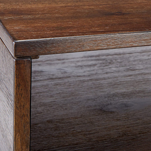 Imagen 5 de 8 de Mesa De Centro Minimalista De Madera, Mesa Moderna Para Sala