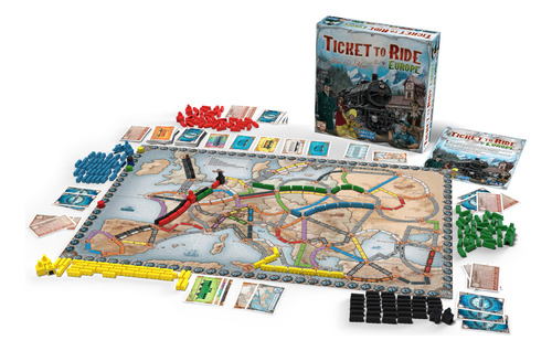 Juego De Mesa Ticket To Ride Europa - ¡embárcate En Una