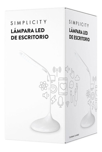 Lámpara Led Simplicity Escritorio Para Lectura