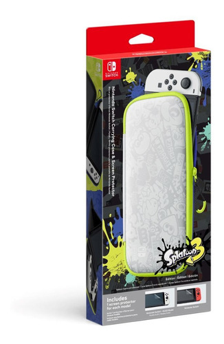 Kit De Proteccion (estuche) Para Switch Splatoon 3 Macrotec