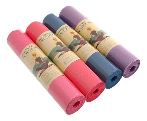 Tapete De Ejercicios Yoga Mat Pilates Eco Friendly